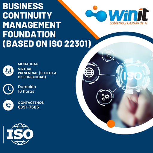 Business Continuity Management Foundation (Based on ISO 22301)